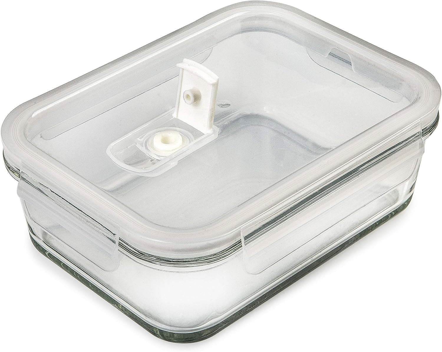 5-Pack Airtight Glass Meal Prep and Storage Containers with Lids - Reusable 880 Millilitres, Single Compartment